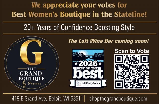 We Appreciate Your Vote, Pizzazz, Beloit, WI