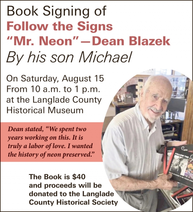 Book Signing, Langlade County Historical Society, Antigo, WI