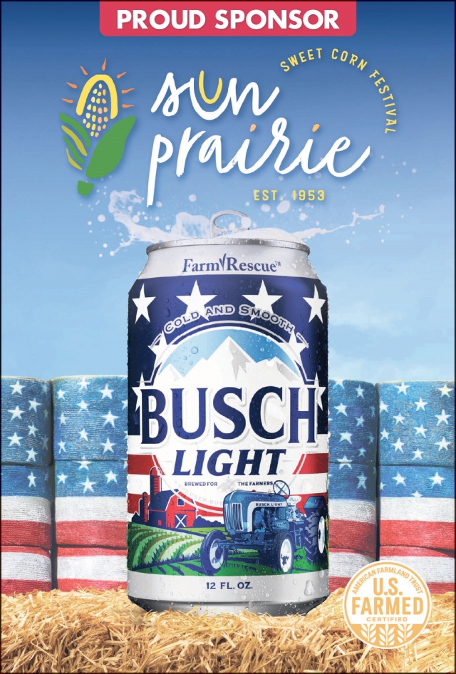 Proud Sponsor, Sun Prairie Sweet Corn Festival, Sun Prairie, WI