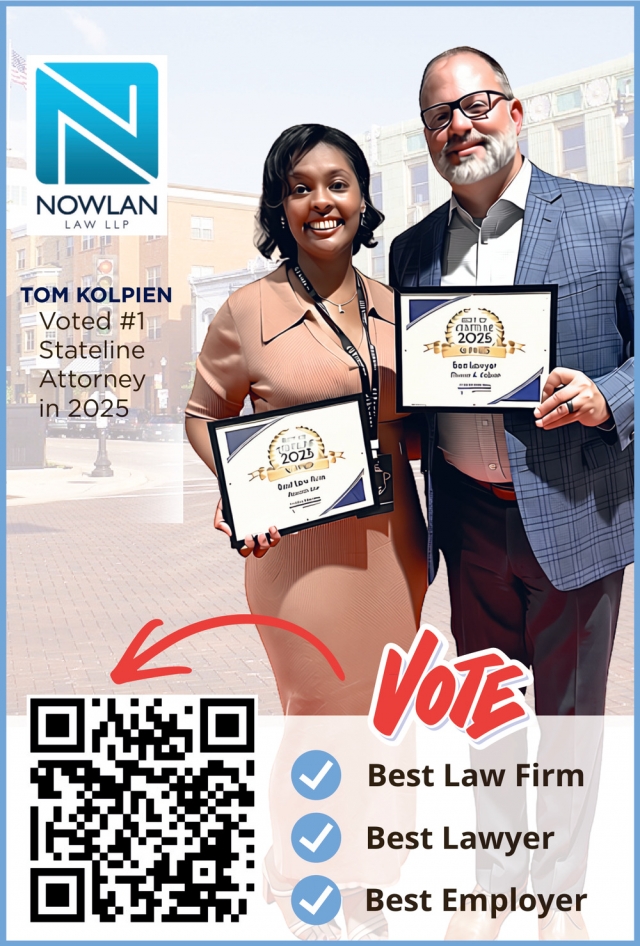Vote Us, Nowlan Law LLP, Janesville, WI