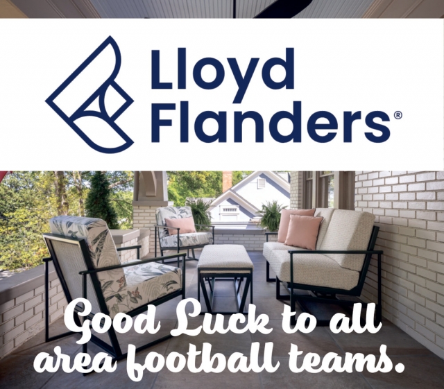 Good Luck to All Area Football Teams, Lloyd Flanders, Menominee, MI