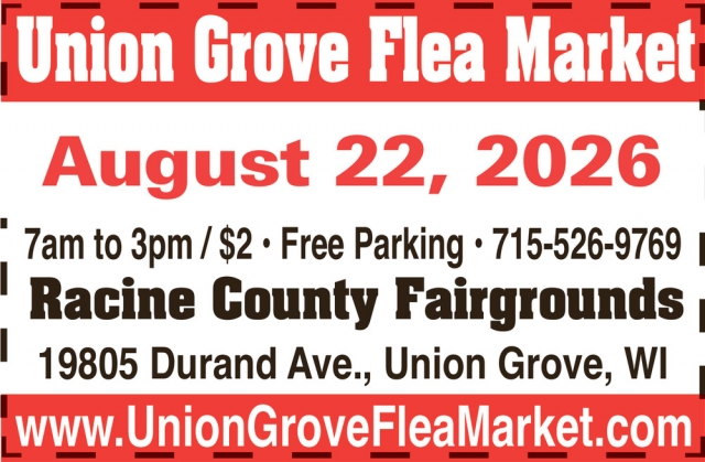 Racine County Fairgrounds, Union Grove Flea Market, Union Grove, WI