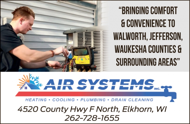 Bringing Comfort & Convenience, Air Systems Inc, Elkhorn, WI