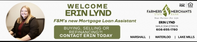 New Mortgage Loan Assistant, Farmers Merchants State Bank - Erin Lynd