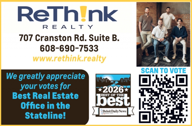 We Greatly Appreciate Your Votes, ReThink Realty