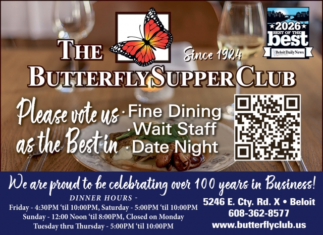 Please Vote Us, The Butterfly Supper Club, Beloit, WI