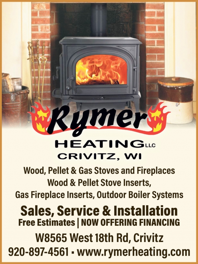 Wood Stoves, Rymer Heating LLC, Crivitz, WI