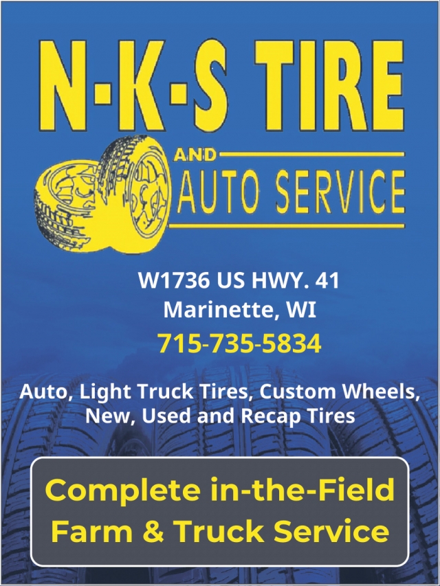 Complete in-the-Field Farm & Truck Service, N-K-S Tire and Auto Service, Marinette, WI