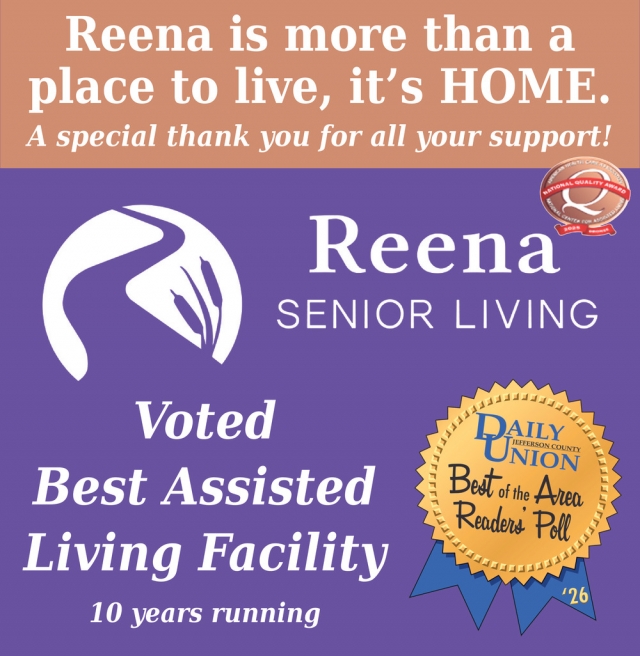 Voted Best Assisted Living Facility, Reena Senior Living, Fort Atkinson, WI