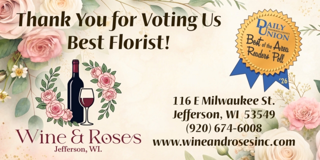 Best Florist!, Wine & Roses, Jefferson, WI