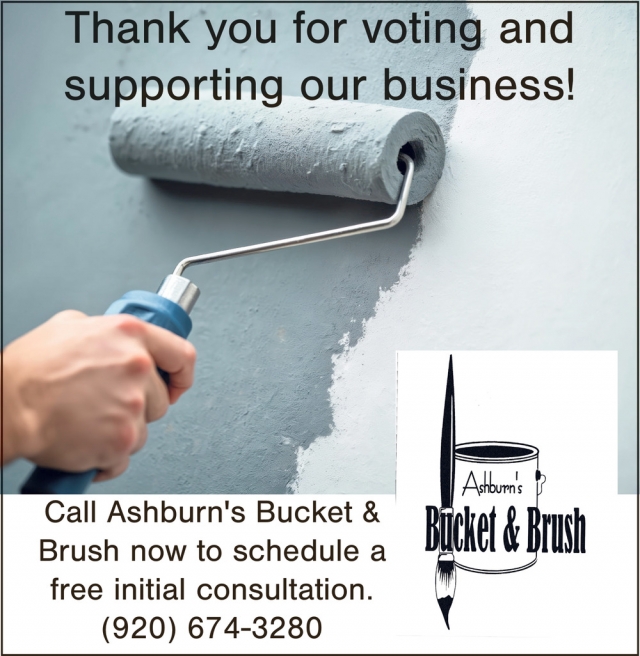 Thank You For Voting, Ashburn's Bucket & Brush, Jefferson, WI
