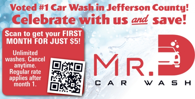 Voted #1 Car Wash, Mr. D Car Wash