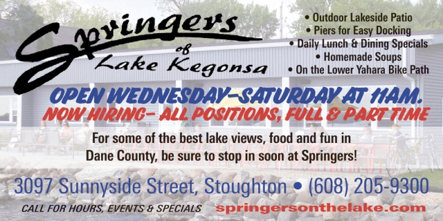 Outdoor Lakeside Patio, Springers of Lake Kegonsa, Stoughton, WI