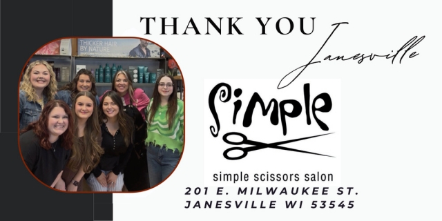 Best Hair Salon, Simple Scissors Salon & Spa, Janesville, WI