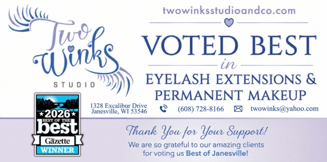 Best Permanent Make-Up, Twowinks Studio, Janesville, WI