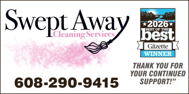 Cleaning Services, Swept Away by JJ, Janesville, WI