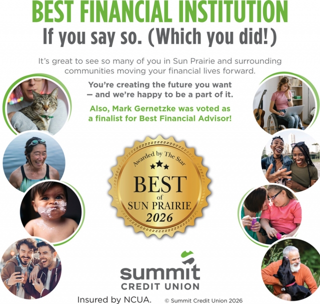 Best Financial Institution, Summit Credit Union, Milwaukee, WI
