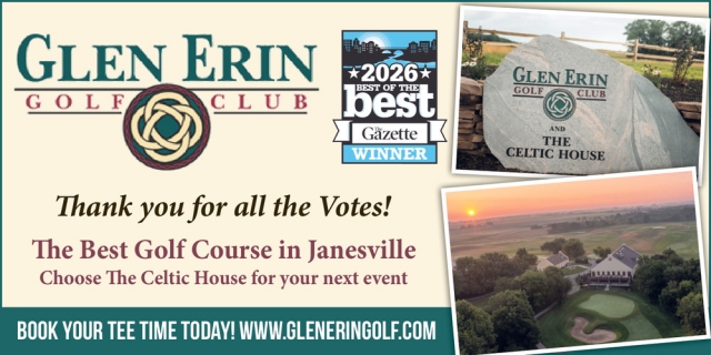 The Best Golf Course in Janesville, Glen Erin Golf Club, Janesville, WI
