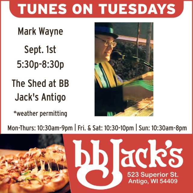 Tunes On Tuesdays, BB Jack's, Deforest, WI