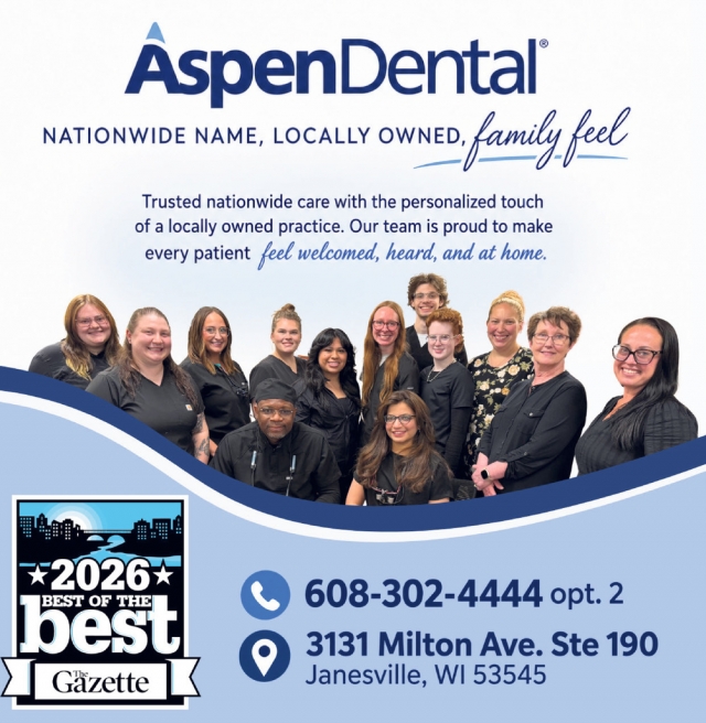 Nationwide Name, Locally Owned, Family Feel, Aspen Dental