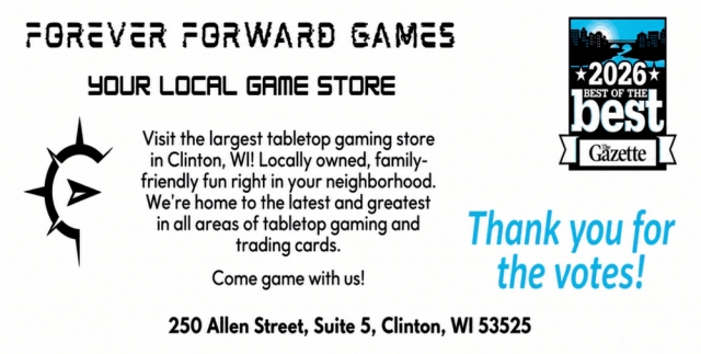 Thank You For The Votes!, Forever Forward Games