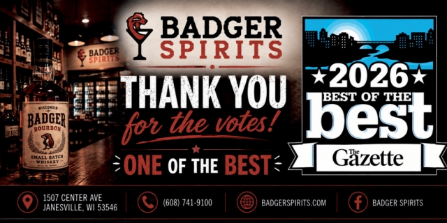 Thank You For The Votes, Badger Spirits Janesville, Janesville, WI
