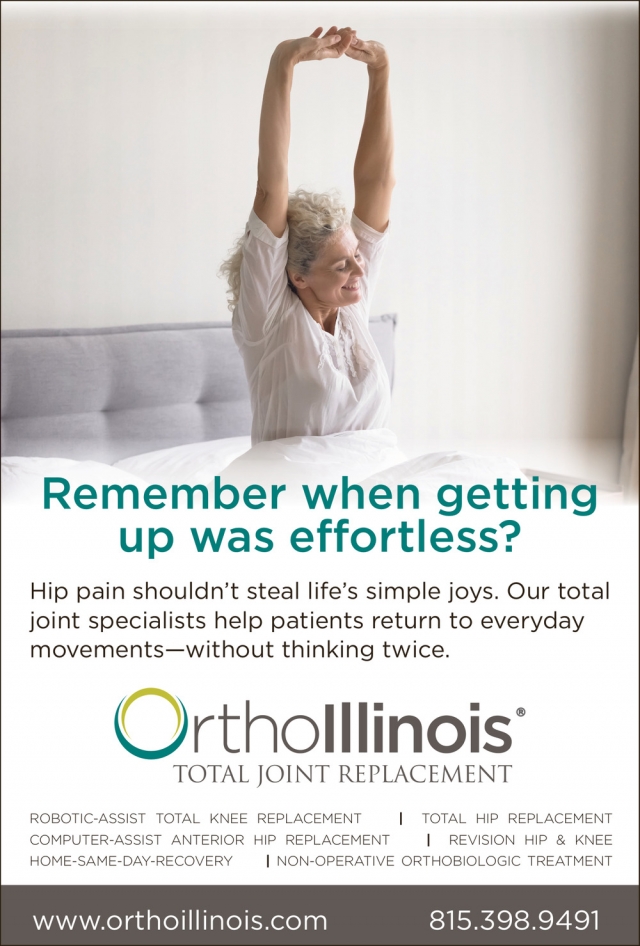 Total Joint Replacement, OrthoIllinois Rehabilitation, Rockton, IL