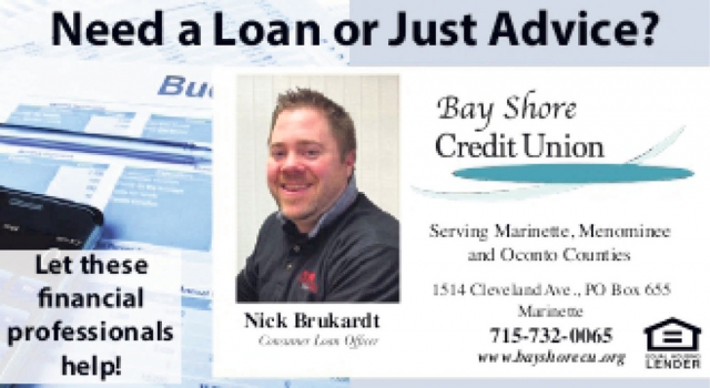 Need a Loan or Just Advice?, Bay Shore Credit Union - Marinette, Marinette, WI