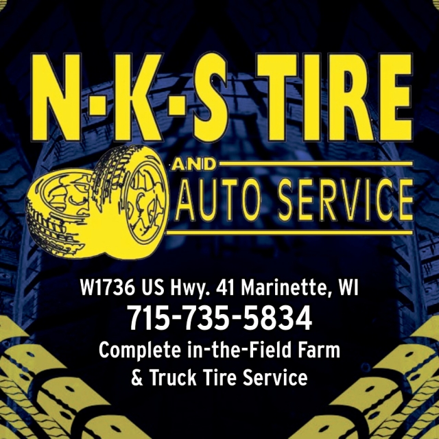 Complete in-the-Field Farm & Truck Tire Service, N-K-S Tire and Auto Service, Marinette, WI