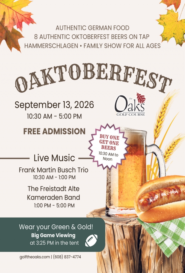 Oaktoberfest , The Oaks Golf Course, Cottage Grove, WI