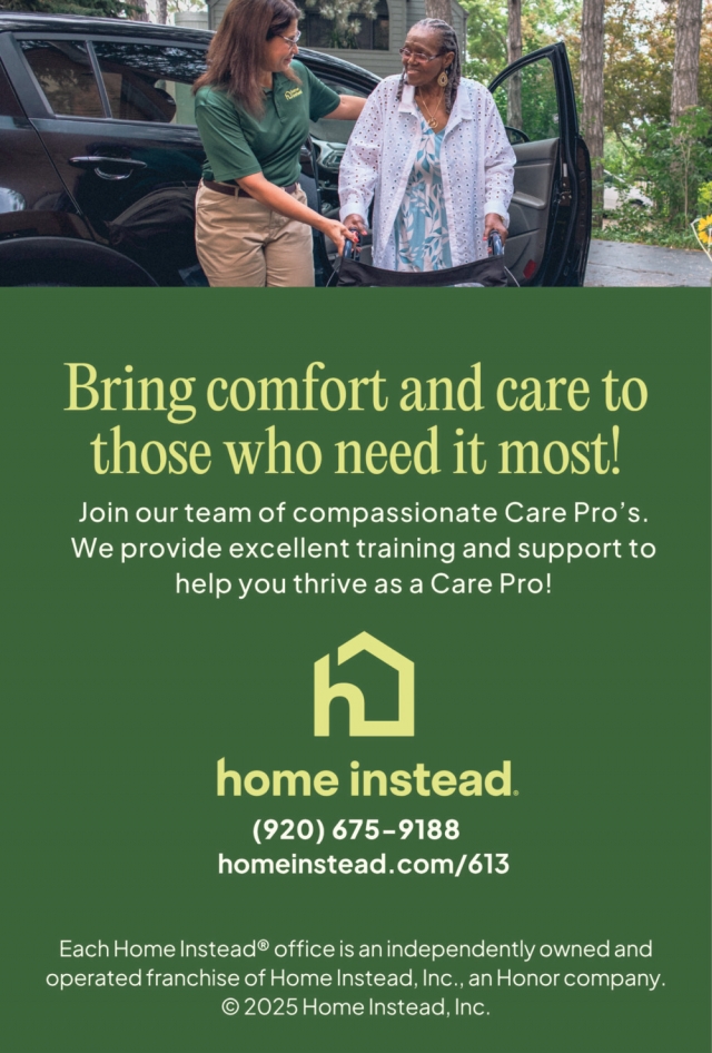 Bring Comfort and Care to Those Who Need It Most!, Home Instead