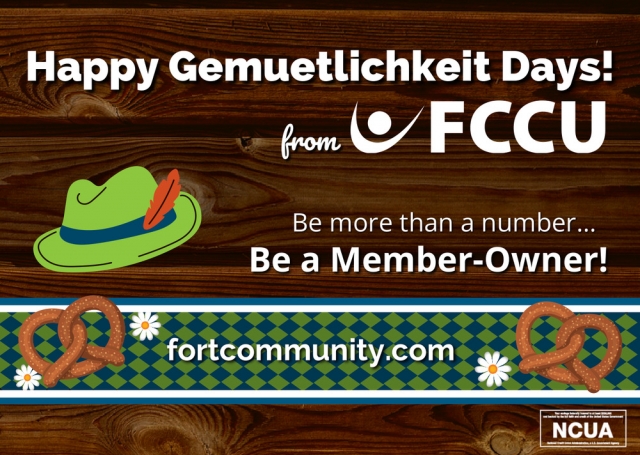 Best Credit Union!, Fort Community Credit Union, Fort Atkinson, WI