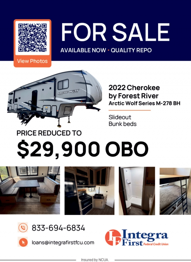 2022 Cherokee by Forest River, IntegraFirst Federal Credit Union, Powers, MI