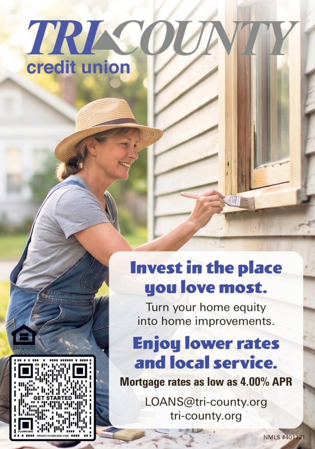 Invest In The Place You Love Most, Tri-County Credit Union, Marinette, WI