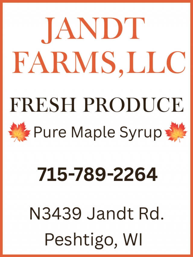 Fresh Produce, Jandt Farms, LLC, Peshtigo, WI