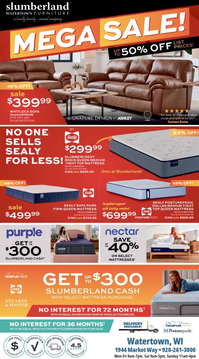 Labor Day Sale, Slumberland Furniture - Watertown, Watertown, WI