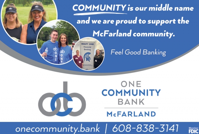 COMMUNITY is our middle name, Waunakee Community Bank, Waunakee, WI