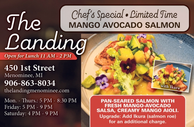 Fine Dining, The Landing Restaurant, Menominee, MI
