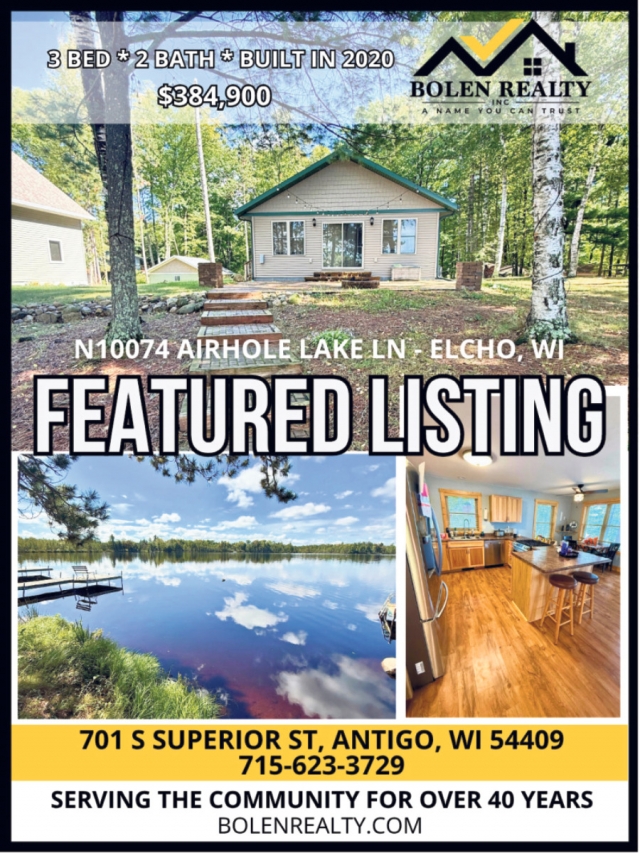 Featured Listings, Bolen Realty, Antigo, WI