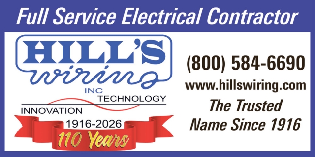 Full Service Electrical Contractor, Hill's Wiring, Inc., Baraboo, WI