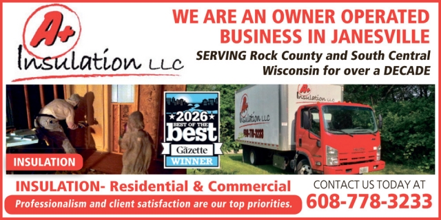 Residential & Commercial, A+ Insulation LLC, Janesville, WI