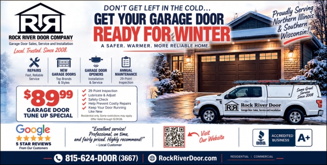 Get Your Garage Door Ready For Winter, Rock River Door Company