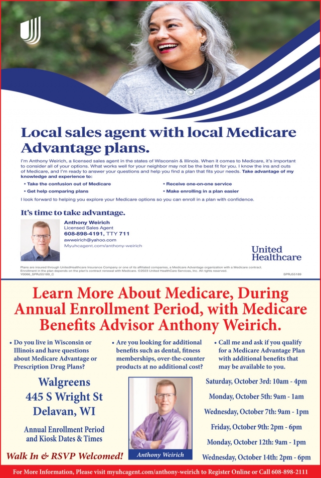Learn More About Medicare, United Healthcare - Anthony Weirich, WI