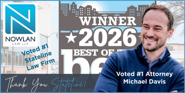 Voted #1 Stateline Law Firm, Nowlan Personal Injury Law, Janesville, WI