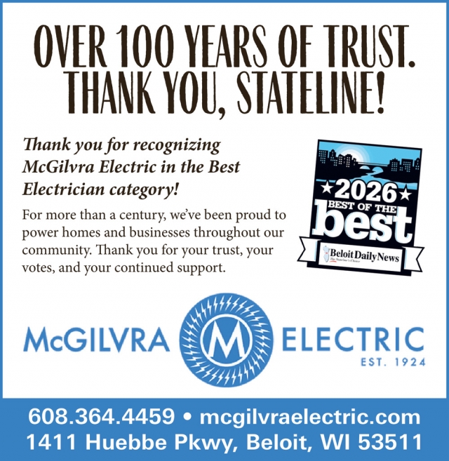 Industrial Electrical Contractor, McGilvra Electric, Beloit, WI