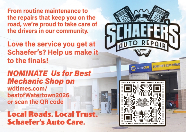 Auto Repair Services, Schaefer's Auto Repair LLC, Watertown, WI