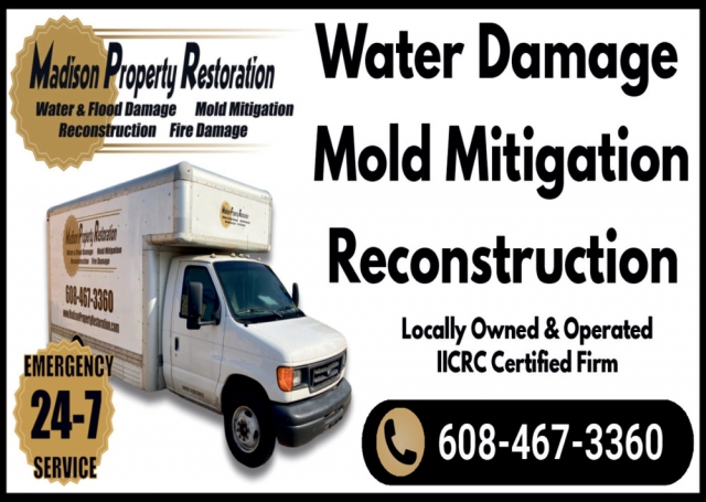 24/7 Emergency Service, Madison Property Restoration, Mc Farland, WI