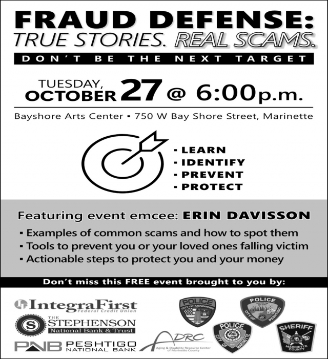 True Stories. Real Scams., Fraud Defense - Stephenson National Bank (October 27, 2026)