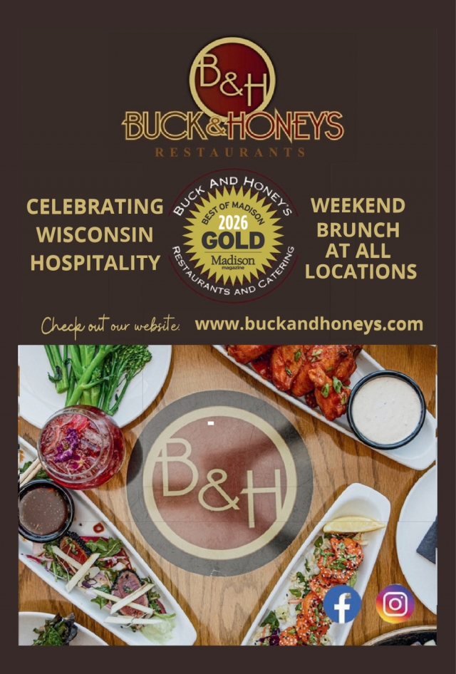 Weekend Brunch At All Locations, Buck & Honey's Restaurant, Mount Horeb, WI