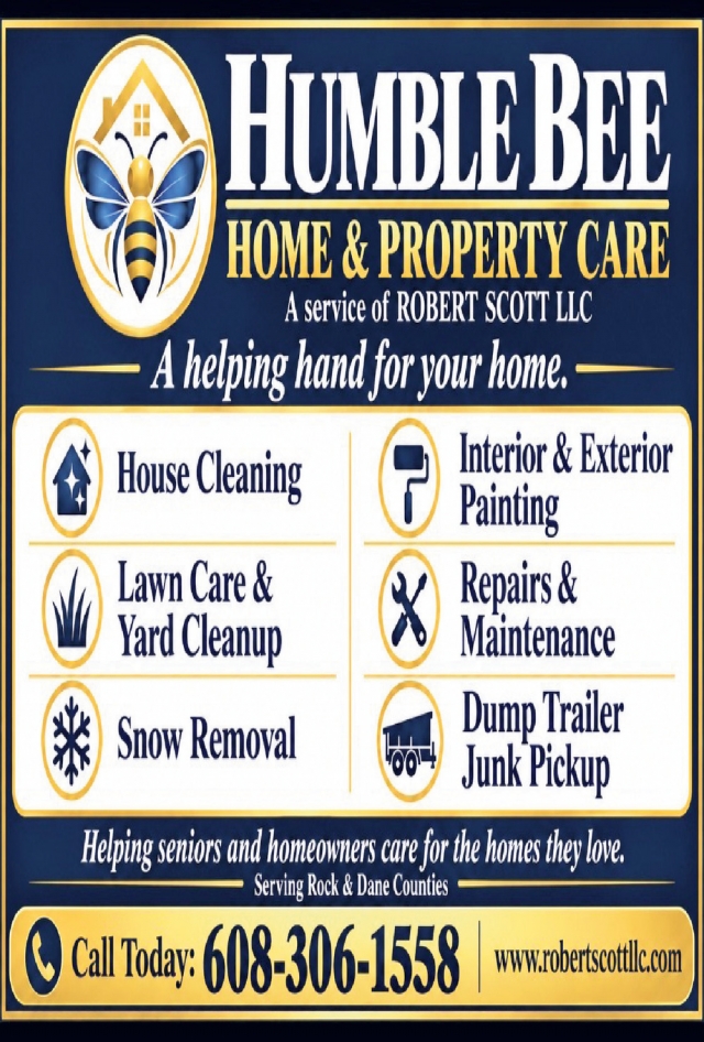 A helping hand for your home., Humble Bee Home & Property Care